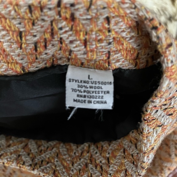 [ VINTAGE ] Herringbone Woven Mini Skirt - Picture 8 of 16